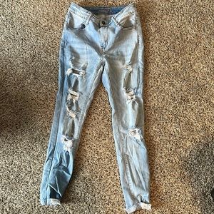 Rue 21 distressed high rise jegging